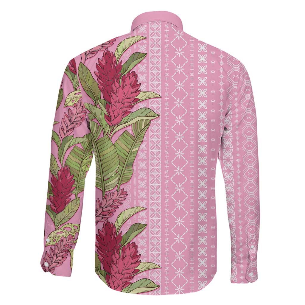 Women's Day Samoa Malu Tattoo Inspired Mix Teuila Family Matching Summer Maxi Dress and Hawaiian Shirt Rose Pink