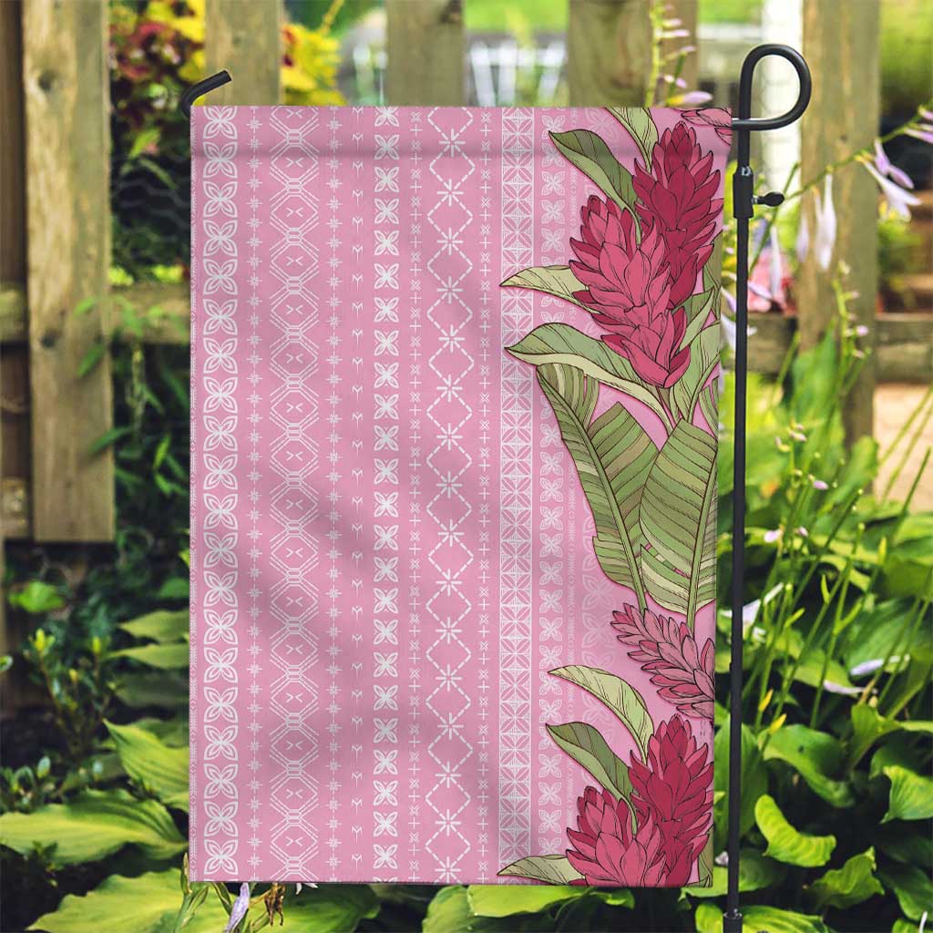 Women's Day Samoa Malu Tattoo Inspired Mix Teuila Garden Flag Rose Pink