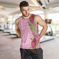 Women's Day Samoa Malu Tattoo Inspired Mix Teuila Men Tank Top Rose Pink