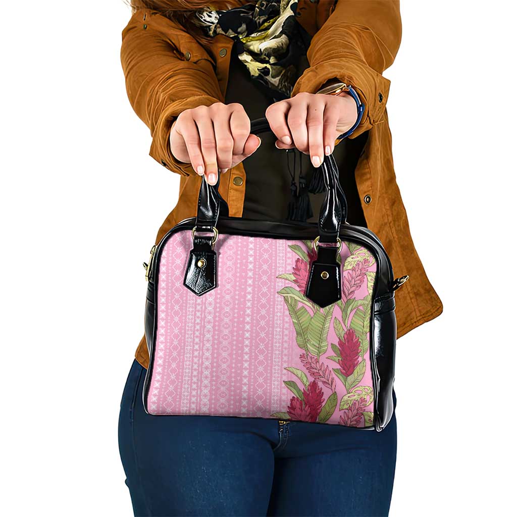 Women's Day Samoa Malu Tattoo Inspired Mix Teuila Shoulder Handbag Rose Pink