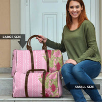 Women's Day Samoa Malu Tattoo Inspired Mix Teuila Travel Bag Rose Pink