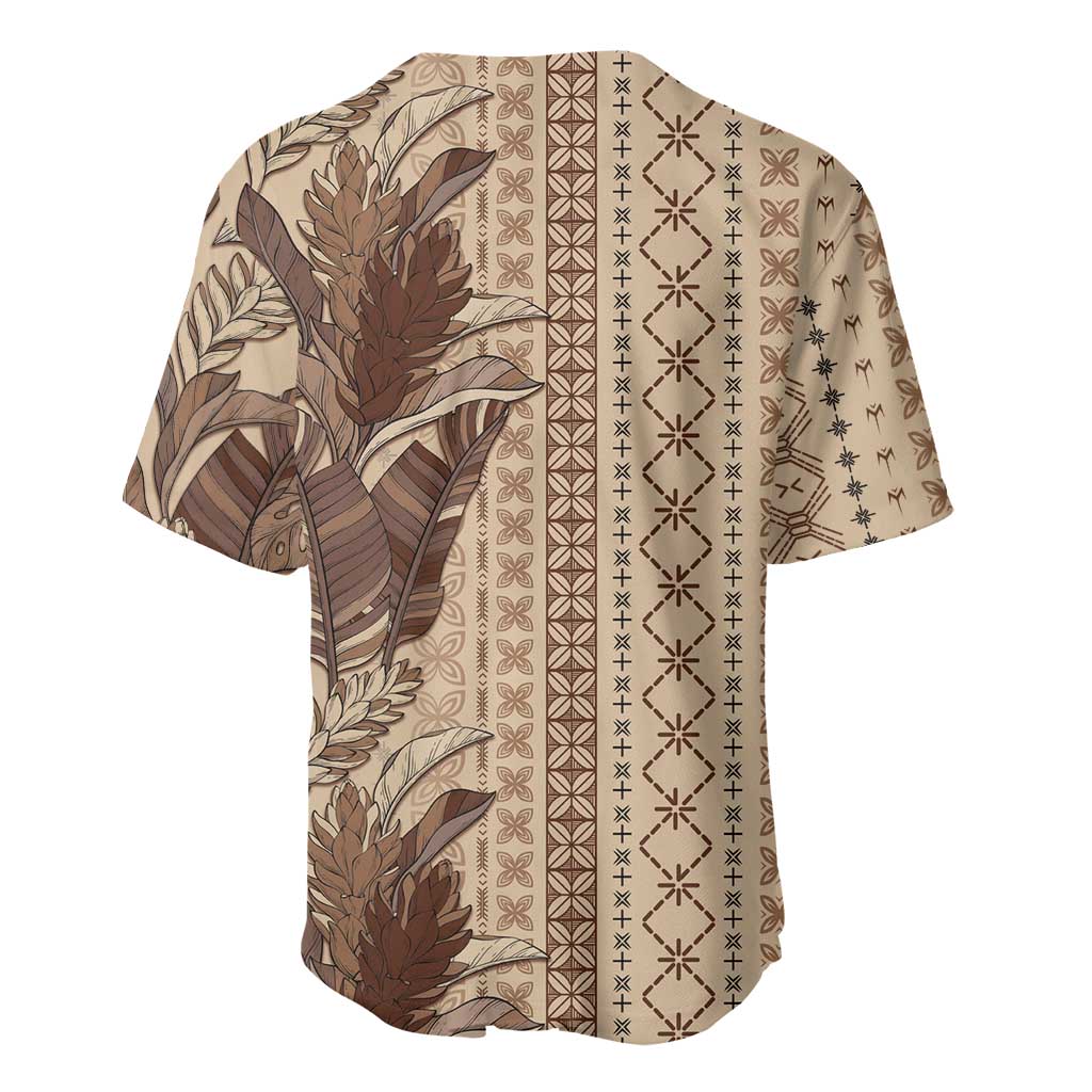 Women's Day Samoa Malu Tattoo Inspired Mix Teuila Baseball Jersey Vintage Tapa LT7 - Polynesian Pride