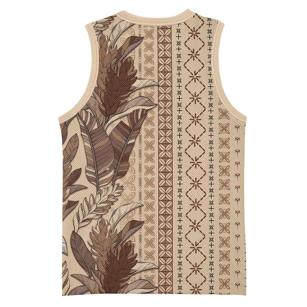 Women's Day Samoa Malu Tattoo Inspired Mix Teuila Basketball Jersey Vintage Tapa