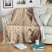 Women's Day Samoa Malu Tattoo Inspired Mix Teuila Blanket Vintage Tapa