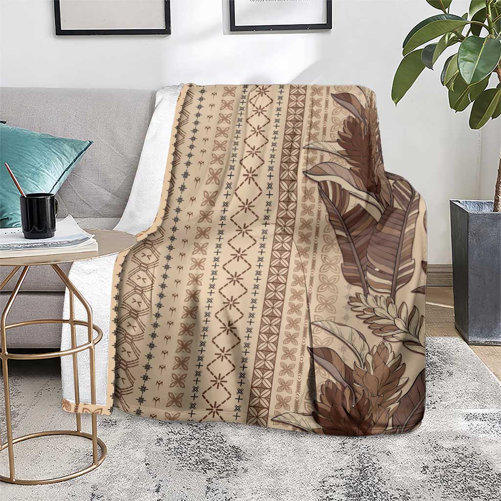 Women's Day Samoa Malu Tattoo Inspired Mix Teuila Blanket Vintage Tapa