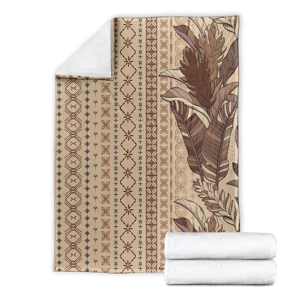 Women's Day Samoa Malu Tattoo Inspired Mix Teuila Blanket Vintage Tapa