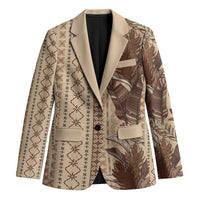 Women's Day Samoa Malu Tattoo Inspired Mix Teuila Blazer Vintage Tapa