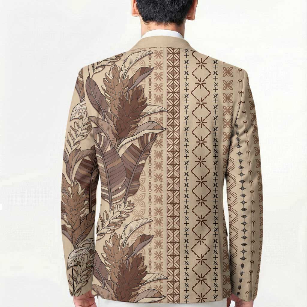 Women's Day Samoa Malu Tattoo Inspired Mix Teuila Blazer Vintage Tapa