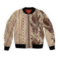 Women's Day Samoa Malu Tattoo Inspired Mix Teuila Bomber Jacket Vintage Tapa