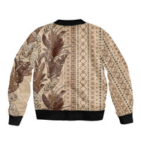 Women's Day Samoa Malu Tattoo Inspired Mix Teuila Bomber Jacket Vintage Tapa