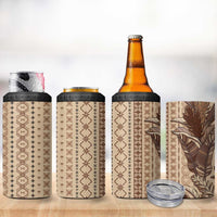 Women's Day Samoa Malu Tattoo Inspired Mix Teuila 4 in 1 Can Cooler Tumbler Vintage Tapa LT7 - Polynesian Pride