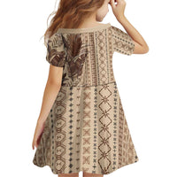 Women's Day Samoa Malu Tattoo Inspired Mix Teuila Family Matching Long Sleeve Bodycon Dress and Hawaiian Shirt Vintage Tapa LT7 - Polynesian Pride