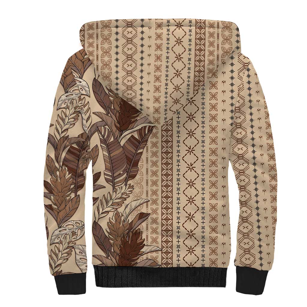 Women's Day Samoa Malu Tattoo Inspired Mix Teuila Sherpa Hoodie Vintage Tapa