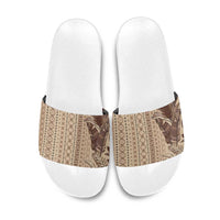 Women's Day Samoa Malu Tattoo Inspired Mix Teuila Slide Sandals Vintage Tapa