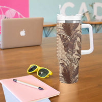 Women's Day Samoa Malu Tattoo Inspired Mix Teuila Tumbler With Handle Vintage Tapa