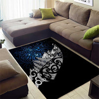 Maori Matariki Area Rug Landscape Styled Fern - Galaxy