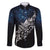 Maori Matariki Family Matching Summer Maxi Dress and Hawaiian Shirt Landscape Styled Fern - Galaxy