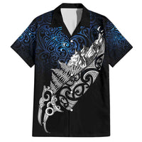 Maori Matariki Family Matching Tank Maxi Dress and Hawaiian Shirt Landscape Styled Fern - Galaxy