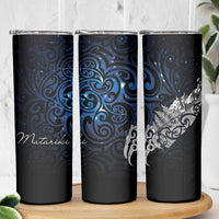 Maori Matariki Skinny Tumbler Landscape Styled Fern - Galaxy LT7 - Polynesian Pride