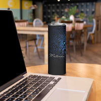 Maori Matariki Skinny Tumbler Landscape Styled Fern - Galaxy LT7 - Polynesian Pride
