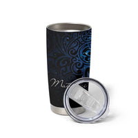 Maori Matariki Tumbler Cup Landscape Styled Fern - Galaxy LT7 - Polynesian Pride