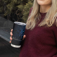 Maori Matariki Tumbler Cup Landscape Styled Fern - Galaxy LT7 - Polynesian Pride