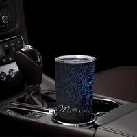 Maori Matariki Tumbler Cup Landscape Styled Fern - Galaxy LT7 - Polynesian Pride
