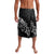 Maori Matariki Lavalava Landscape Styled Fern - Monochrome