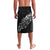 Maori Matariki Lavalava Landscape Styled Fern - Monochrome
