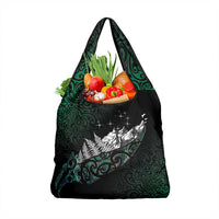 Maori Matariki Grocery Bag Landscape Styled Fern - Paua Shell