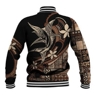 Samoa Manuia le Aso Tuto'atasi Baseball Jacket Siapo Mamanu Mix Tatau Marlin