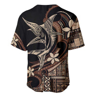 Samoa Manuia le Aso Tuto'atasi Baseball Jersey Siapo Mamanu Mix Tatau Marlin