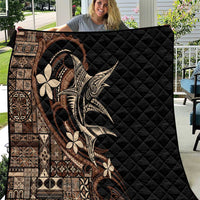Samoa Manuia le Aso Tuto'atasi Quilt Siapo Mamanu Mix Tatau Marlin