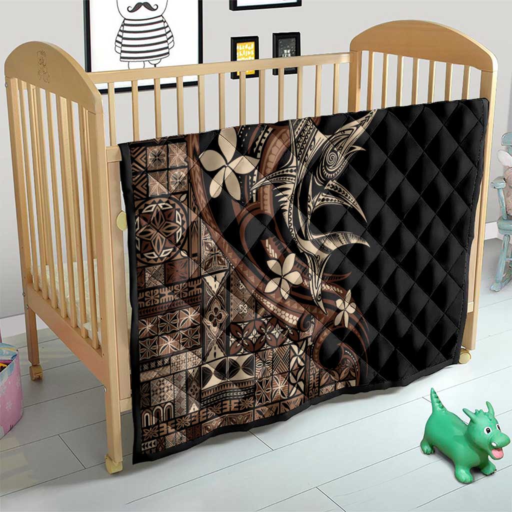 Samoa Manuia le Aso Tuto'atasi Quilt Siapo Mamanu Mix Tatau Marlin