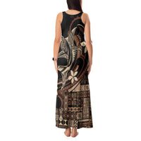 Samoa Manuia le Aso Tuto'atasi Tank Maxi Dress Siapo Mamanu Mix Tatau Marlin