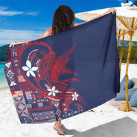 Samoa Manuia le Aso Tuto'atasi Sarong Siapo Mamanu Mix Tatau Marlin - Flag Color