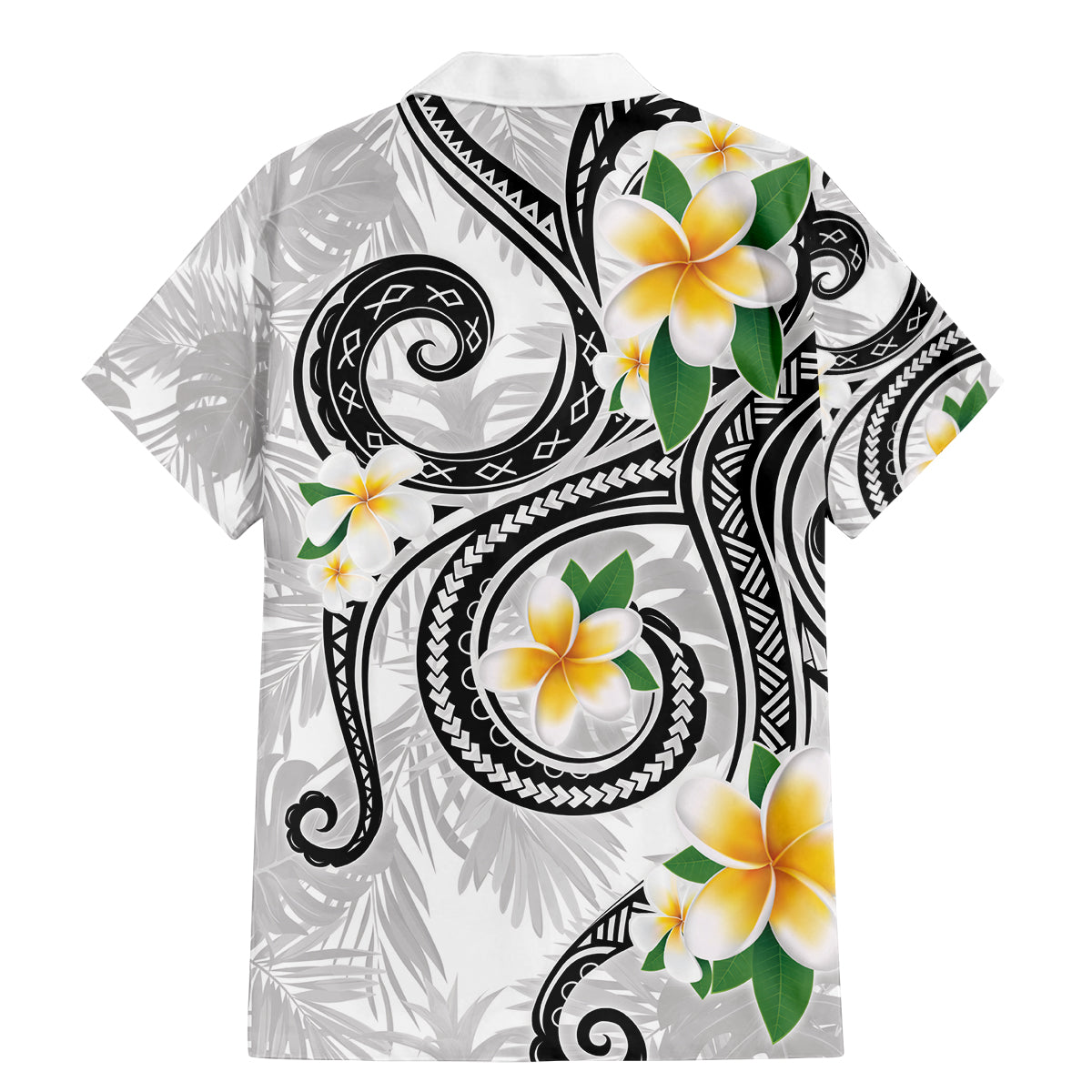 Kanaka Maoli Hawaii Plumeria Family Matching Mermaid Dress and Hawaiian Shirt Dancing Tentacles White Style LT7 - Polynesian Pride