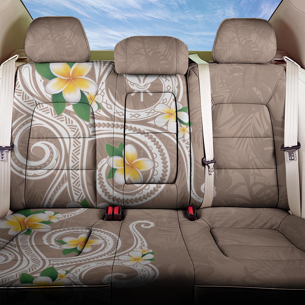 Kanaka Maoli Hawaii Plumeria Back Car Seat Cover Dancing Tentacles Beige Style LT7