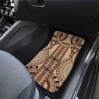 Bula Fiji Vintage Car Mats Brown Masi Motifs LT7 - Polynesian Pride