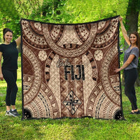 Bula Fiji Vintage Quilt Brown Masi Motifs
