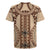 Bula Fiji Vintage Rugby Jersey Brown Masi Motifs