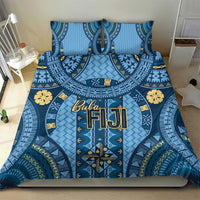 Bula Fiji Vintage Bedding Set Prussian Blue Masi Motifs