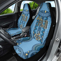 Bula Fiji Vintage Car Seat Cover Prussian Blue Masi Motifs