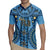 Bula Fiji Vintage Rugby Jersey Prussian Blue Masi Motifs