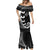 Personalised New Zealand Rugby Mermaid Dress Aotearoa Silver Fern Koru Maori Style LT7 - Polynesian Pride