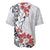 Bula Fiji Day Baseball Jersey Tagimaucia on Masi Pattern