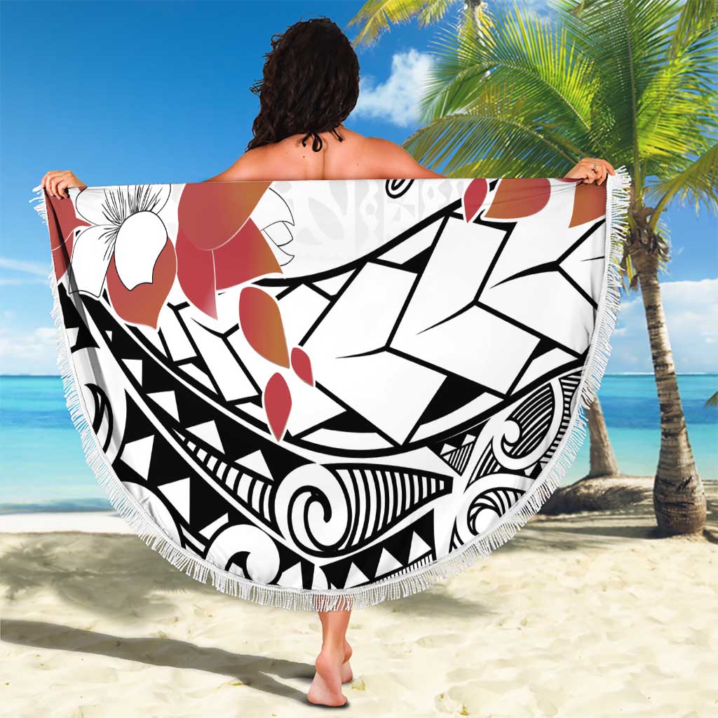 Bula Fiji Day Beach Blanket Tagimaucia on Masi Pattern LT7 - Polynesian Pride