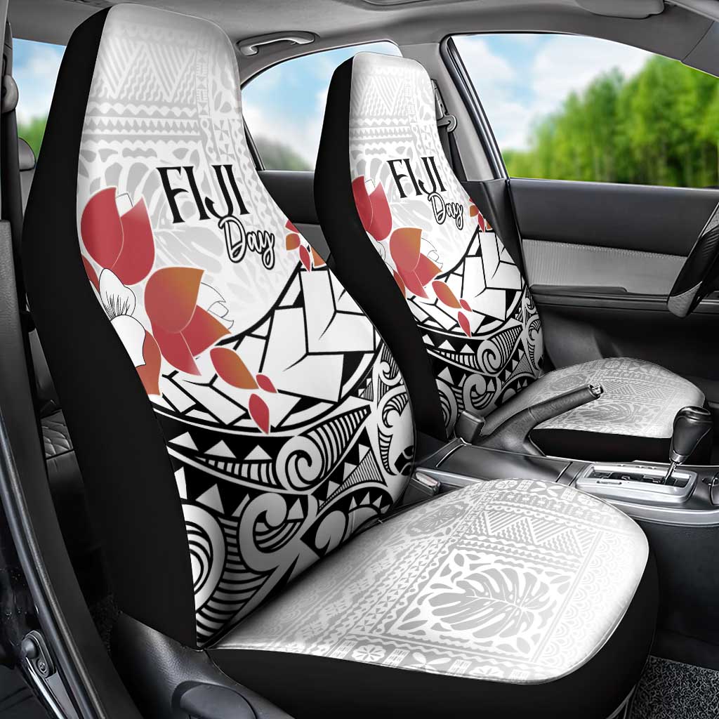 Bula Fiji Day Car Seat Cover Tagimaucia on Masi Pattern