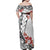 Bula Fiji Day Family Matching Off Shoulder Maxi Dress and Hawaiian Shirt Tagimaucia on Masi Pattern