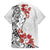 Bula Fiji Day Family Matching Off Shoulder Short Dress and Hawaiian Shirt Tagimaucia on Masi Pattern